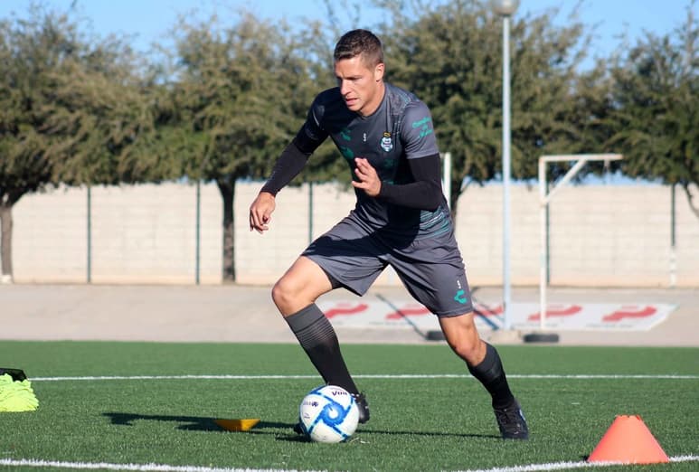 El ariete pampero confía en que el trabajo que han realizado en la pretemporada los ayudara a llegar mejor para el Clausura 2020. (CORTESÍA)