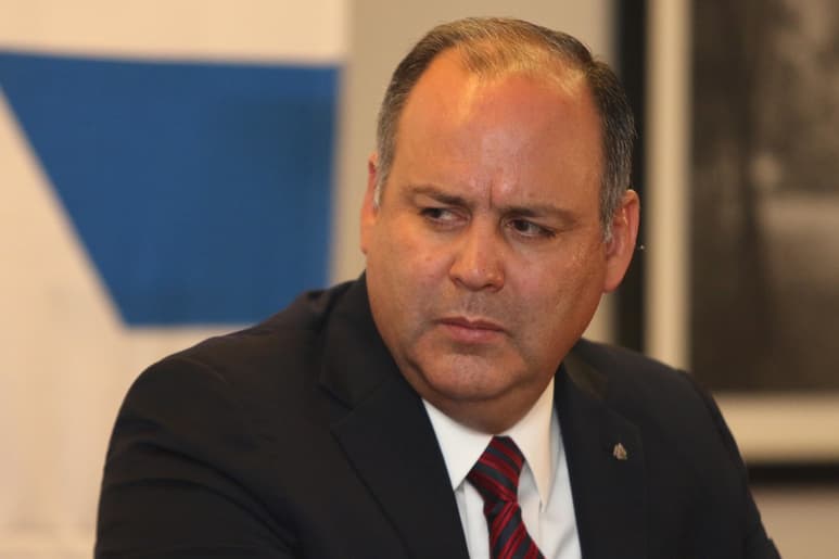 El presidente de la Coparmex, Gustavo de Hoyos, ha sido el principal crítico de las políticas de López Obrador. (ARCHIVO)