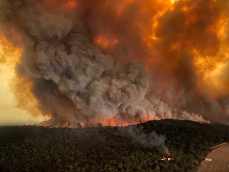 La población de la zona sur de Australia considera que la gestión de Morrison no ha dado ayuda significativa contra los incendios. (AP)