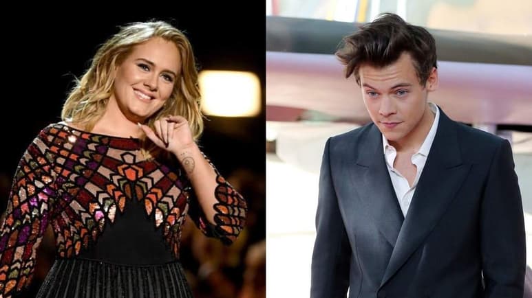 Los cantautores británicos Adele y Harry Styles sorprendieron a sus seguidores tras ser fotografiados juntos durante un fin de semana de descanso, por lo que podría ser una colaboración próxima. (ESPECIAL/ARCHIVO)