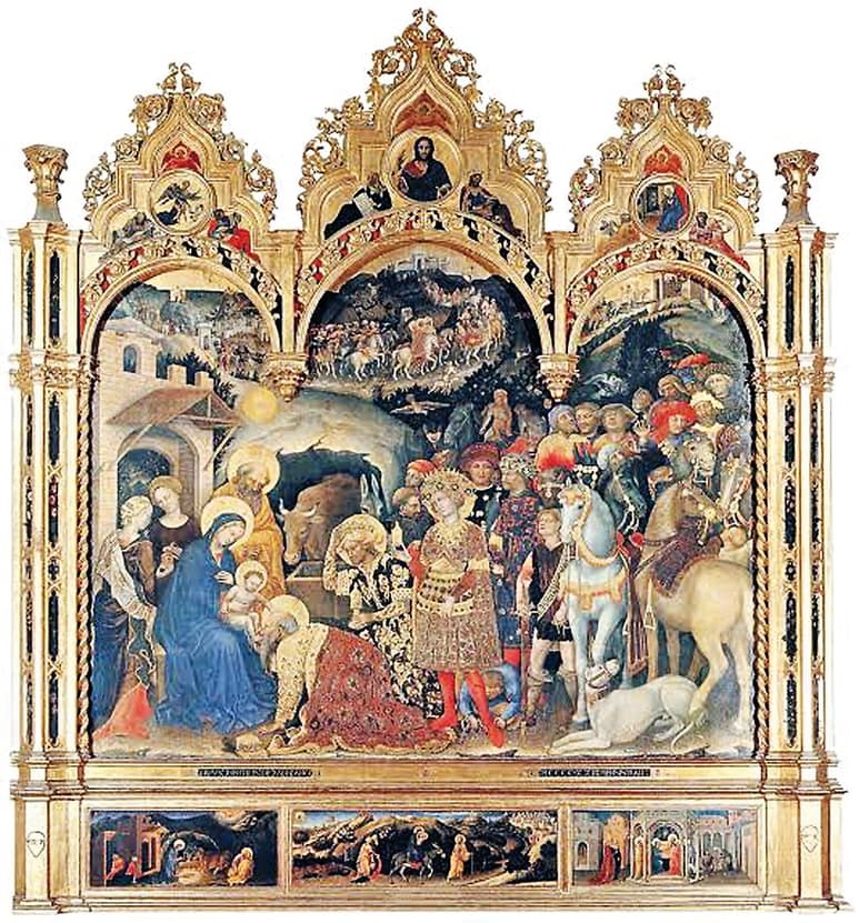 Este cuadro data de 1426 y se encuentra en la Galería Uffizi, en Florencia. (CORTESÍA)
