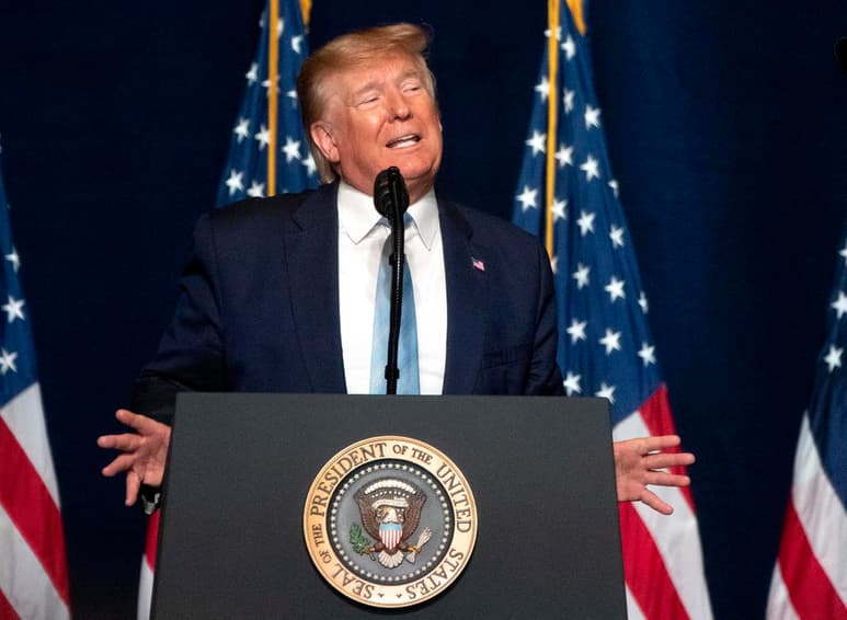 Trump indica 'que todo esta bien' luego del ataque iraní en Irak. (ARCHIVO)
