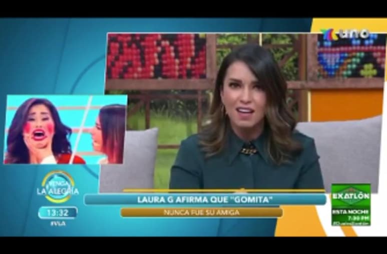 Laura G reiteró que no se puede vivir del pasado, y señaló que la invitación a 'Gomita', para aclarar todo, sigue en pie. (ESPECIAL)
