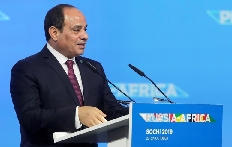 El presidente egipcio, Abdelfatah al Sisi, y el Consejo Europeo pidieron una solución política en Libia. (ARCHIVO)