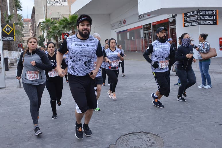 Como en cada edición, tanto en la prueba de 21 kilómetros como en 5 K, se espera gran respuesta de los 'runners' de la Comarca Lagunera, para realizar un recorrido singular por el primer cuadro de Torreón. (ARCHIVO)