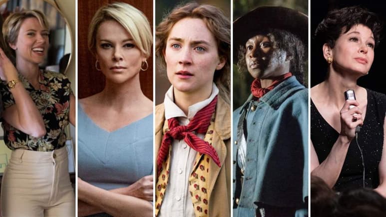 Las nominadas son: Charlize Theron, Saoirse Ronan, Scarlett Johansson, Renée Zellweger y Cynthia Erivo.(ESPECIAL)