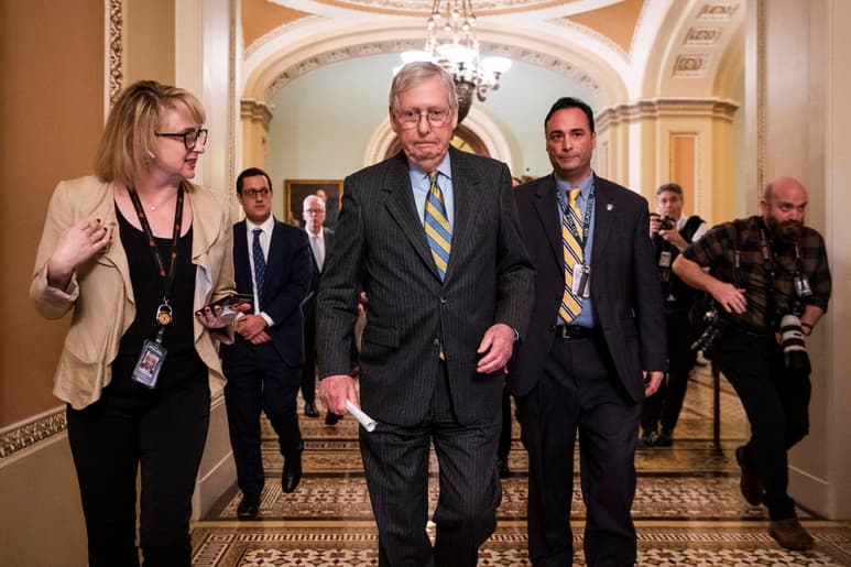 'Comenzaríamos el juicio en sí el próximo martes', afirmó McConnell. (ARCHIVO)