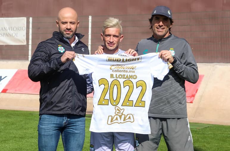 Brian Lozano llegó a la institución de Santos Laguna en el Apertura 2017. (CORTESÍA)