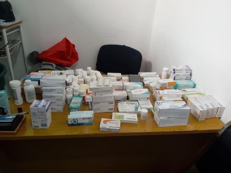 González Pérez invitó a los sampetrinos para que participen en la donación de medicamentos a este departamento. (DIANA GONZÁLEZ)