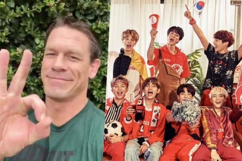 El luchador de la WWE, John Cena, es conocido como uno de los hombres más rudos dentro y fuera del cuadrilátero, por lo que sorprendió al mundo entero su más reciente revelación, ser fan de la banda juvenil de K-Pop, BTS. (ESPECIAL)