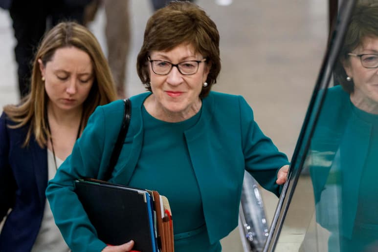 Collins trata periódicamente de hacer acuerdos bipartidistas sobre temas candentes, con un historial de éxito desigual. Se postula para un quinto mandato en el Senado, pero los demócratas la culpan por no haberse enfrentado con suficiente fuerza a Trump.
(ARCHIVO)