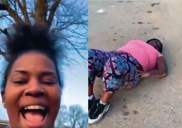 Video viral en redes sociales. (CAPTURA)