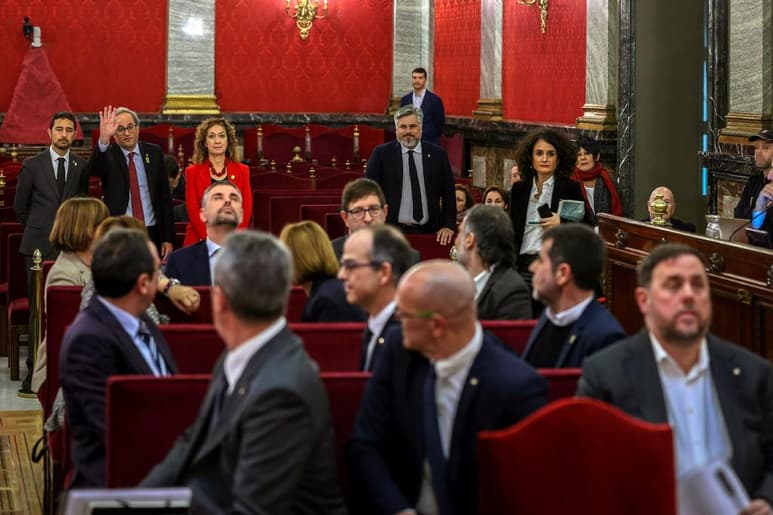 Este lunes inicia la segunda parte del juicio del procés, donde se llevan a la Audiencia Nacional española a los protagonistas de los intentos de los catalanes para conseguir la independencia. (ARCHIVO)