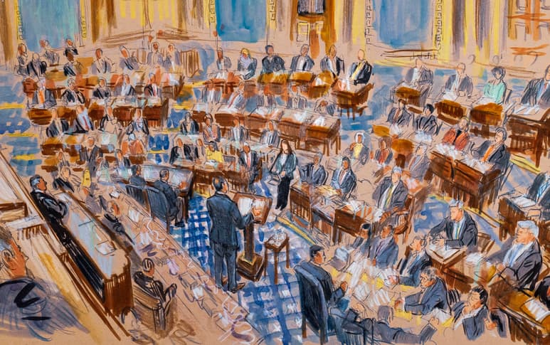El proceso, conocido en inglés como 'impeachment', comenzó con un debate sobre las reglas diseñadas por McConnell. (AP)