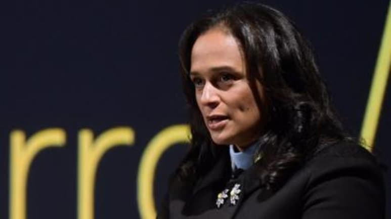 sabel dos Santos, hija del expresidente de Angola José Eduardo dos Santos, ha sido formalmente acusada de mala gestión y malversación de fondos. (ARCHIVO)