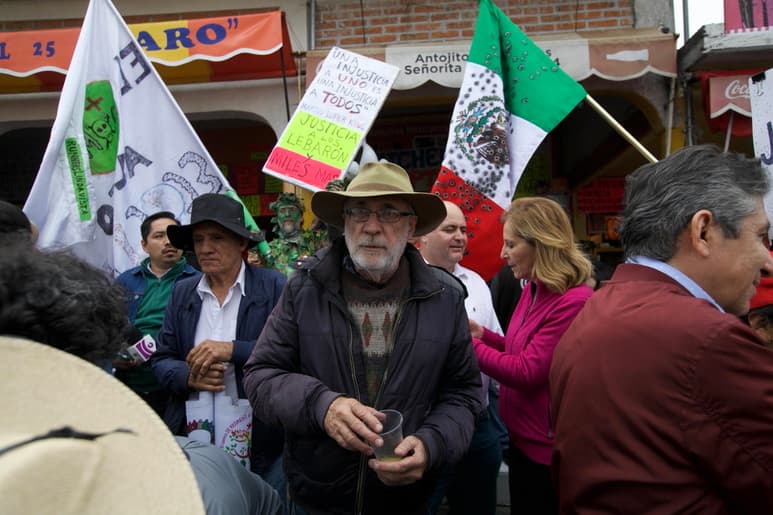 La movilización está encabezada por la familia LeBarón y el activista Javier Sicilia (foto). (AGENCIAS)