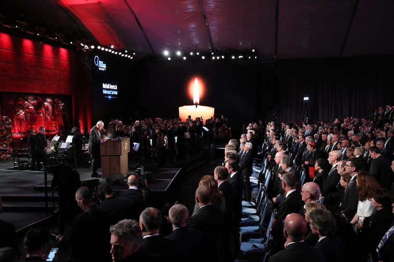 El Quinto Foro Mundial del Holocausto honró este jueves la memoria de los asesinados. (EFE) 