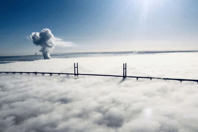 Imagen de ensueño gracias al clima. (INTERNET)