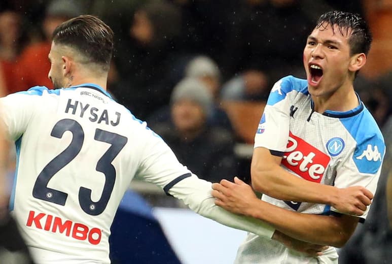 Desde que Gennaro Gattuso tomó las riendas del club azurri, Lozano ha perdido más protagonismo. Primero fue utilizado de cambio, ahora aunque va a la banca, ya no entra en juego. (ARCHIVO)