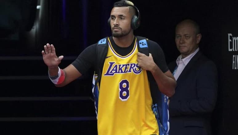 Kyrgios es un gran fanático de la NBA y ha dicho en varias oportunidades que le hubiera gustado dedicarse a ese deporte. (ARCHIVO)