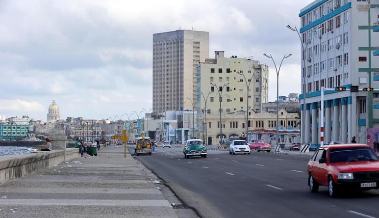 Vista general de La Habana, Cuba, donde el terremoto pudo ser percibido, pero sin dejar daños. (ARCHIVO)