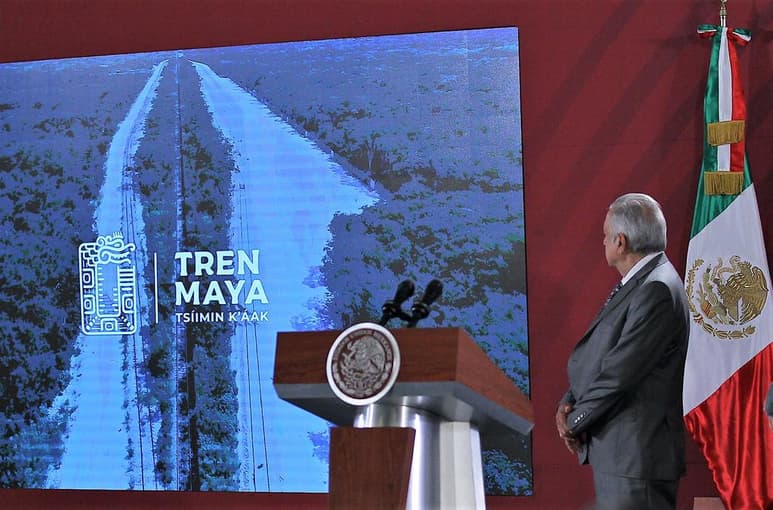 La ruta del Tren abarca los estados de Campeche, Chiapas, Quintana Roo, Tabasco y Yucatán, en donde se crearán nuevos centros de población. (ARCHIVO)