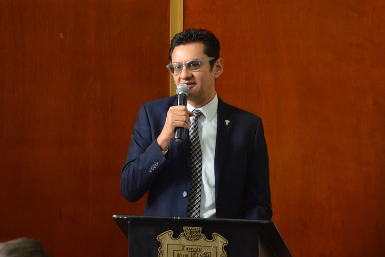 El director del IMCE Torreón, Elías Agüero, desmintió los señalamientos hechos en su contra por la síndica Dulce Pereda. (EL SIGLO DE TORREÓN)