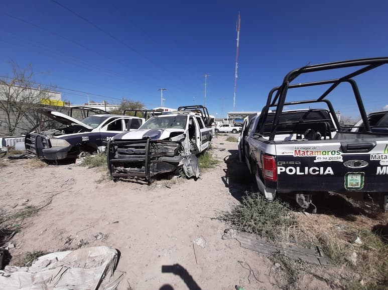 En el municipio de Matamoros se calcula que tienen al menos 12 patrullas en calidad de chatarra. (EL SIGLO DE TORREÓN)