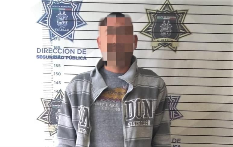 El detenido se identificó como Osvaldo 'N', de 32 años de edad y habitante del fraccionamiento Zaragoza.