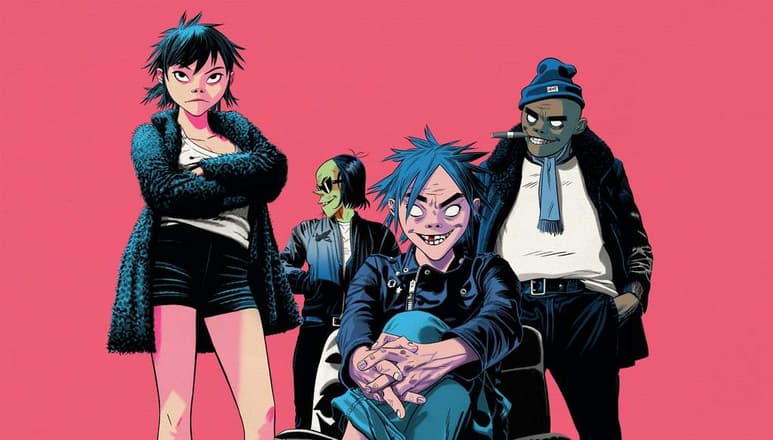 La banda británica Gorillaz ha causado sorpresa entre sus fans luego de que, a través de sus redes sociales, decidió compartir una imagen donde ellos están parados, al estilo del Abbey Road de los Beatles, en un cruce ubicado en el centro de Saltillo. (ARCHIVO)