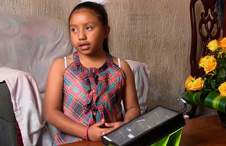 En el último número de la revista 'Time', Xóchitl Guadalupe Cruz López, una estudiante mexicana de 10 años, fue distinguida en un artículo como una de las jóvenes innovadoras más sobresalientes. (ARCHIVO)