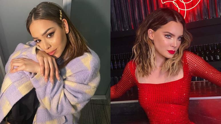 Danna Paola se ríe de los rumores de una supuesta rivalidad con Belinda, y aseguró que le gustaría compartir con ella el escenario de la puesta en escena Hoy no me puedo levantar, u otro proyecto que se presentara; “entre mujeres hay que apoyarse”, reflexionó la intérprete. (INSTAGRAM)