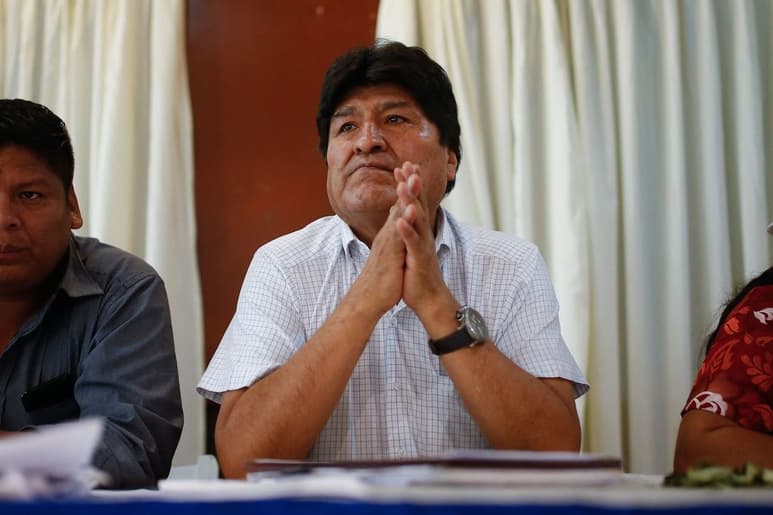 Morales aseguró que en Bolivia hay persecución política y acusó al Gobierno de Áñez de dar un golpe de Estado en noviembre. (EFE)