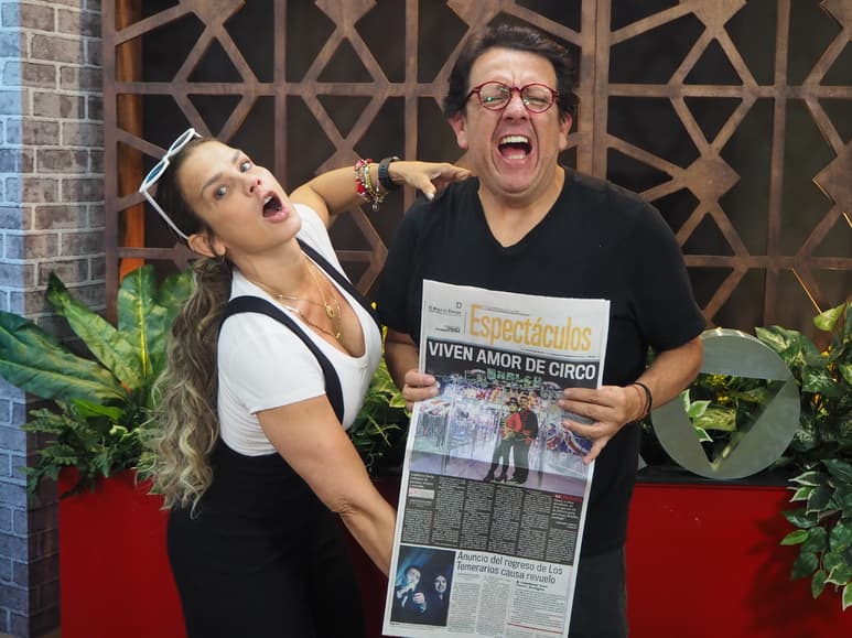 Actores. Niurka y Jurgan Jacobo concedieron una divertida entrevista a SigloTV donde hablaron de su puesta en escena. (EL SIGLO DE TORREÓN/ Verónica Rivera)