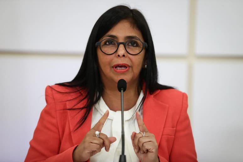 '¿Quién es Juan Guaidó en la política nacional? Es nadie, es la nada”. Delcy Rodríguez, vicepresidenta de Venezuela. (EFE)
