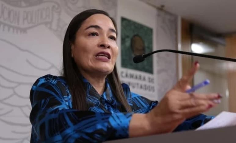 La coordinadora de los diputados federales del PRD, Verónica Juárez Piña. (EL UNIVERSAL)