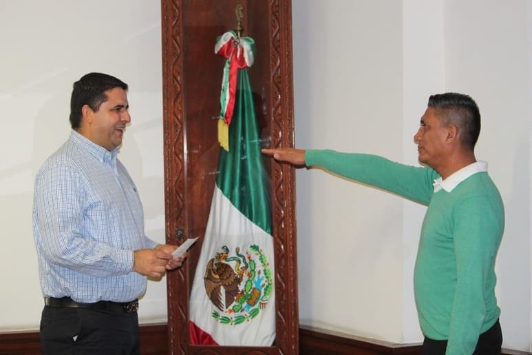 Protesta. José Guadalupe Flores será el nuevo encargado de manejar la dependencia cultural.