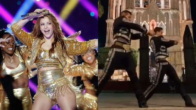 Luego de la presentación de Shakira en en Super Bowl, la colombiana sigue siendo tendencia en redes sociales, ya sea por los memes generados por mostrar la lengua en el show o por su baile, que provocó que miles de usuarios de Internet replicaran su última coreografía, entre ellos un par de mariachis cuyo video se ha viralizado en la red. (INSTAGRAM/ESPECIAL)