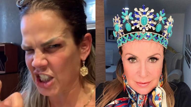 Niurka Marcos y Laura Zapata se encuentran en medio de la polémica, luego de que ambas actrices intercambiaran palabras a su paso en el Aeropuerto Internacional de la Ciudad de México (AICM). (ESPECIAL/INSTAGRAM)