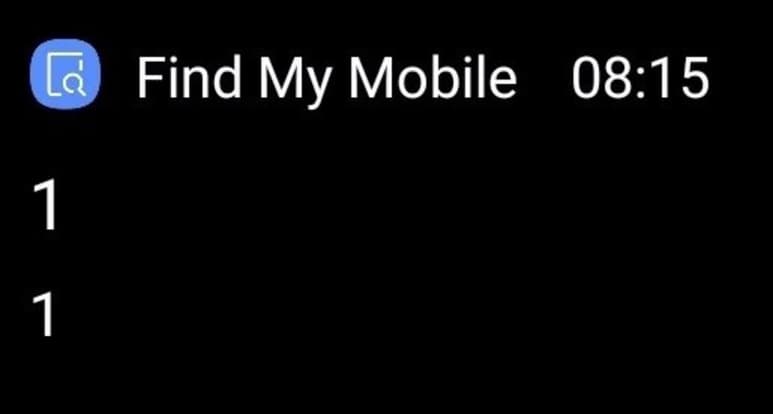 La mayor parte de los usuarios que recibieron la notificación por parte de Samsung, fueron aquellos que poseen la aplicación Find My Mobile (CAPTURA) 