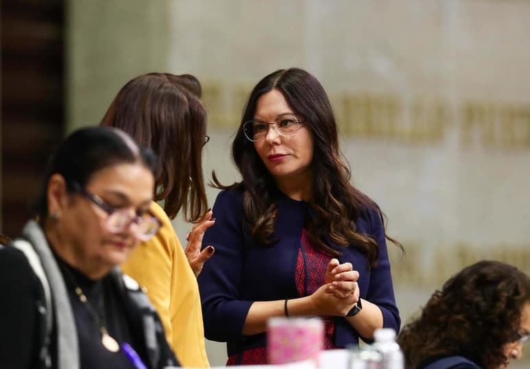 La presidenta de la Cámara de Diputados, Laura Rojas (PAN). (ARCHIVO)