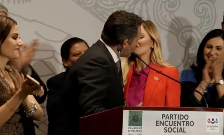 En conferencia de prensa, el líder del PES en San Lázaro, Jorge Argüelles, dijo que quienes conforman Encuentro Social son gente normal, gente que siente, gente que se pone triste, que se enamora y que vive. (EL UNVIERSAL)