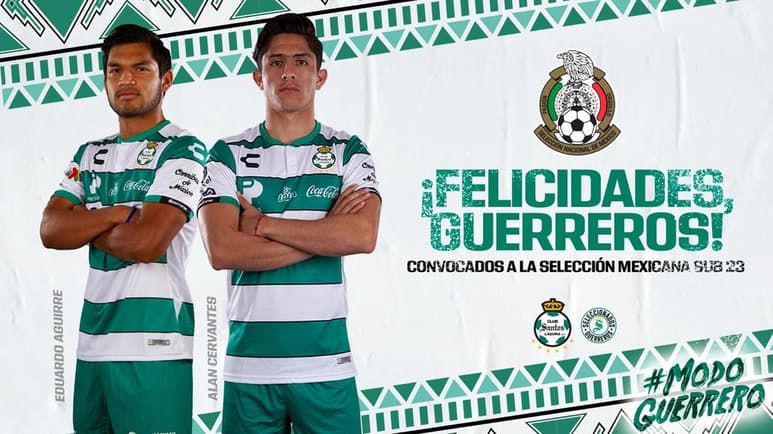 Eduardo Aguirre y Alan Cervantes, fueron llamados a una nueva convocatoria con el Tricolor Sub-23. (ESPECIAL)