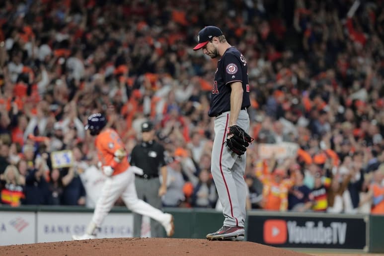 Max Scherzer saltará a la lomita de los disparos por los Nacionales de Washington. (ARCHIVO)