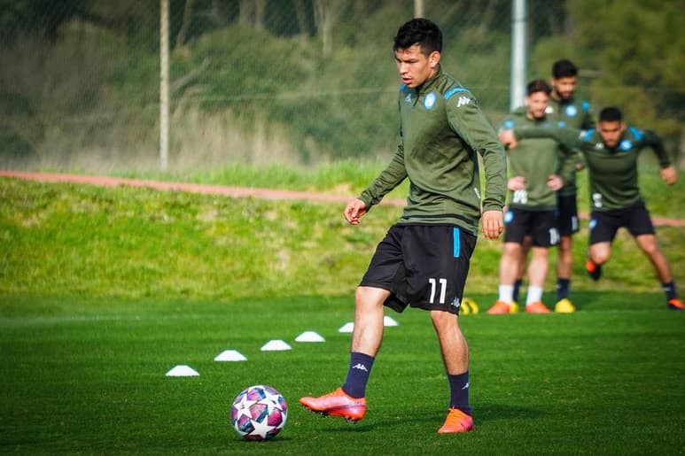 Desde la llegada de Gennaro al banquillo del cuadro napolitano, Lozano solo ha jugado un partido como titular, cinco jugando saliendo del banquillo y siete partidos sin entrar al terreno de juego. (ARCHIVO)