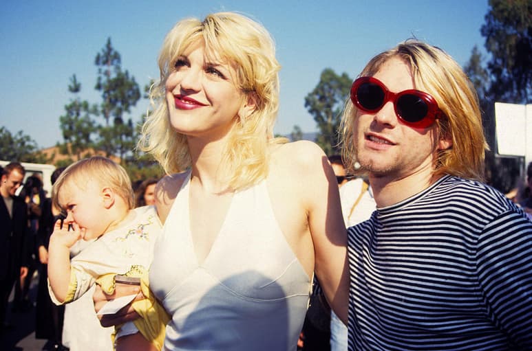 La pareja rockera, Kurt Cobain y Courtney Love. (ESPECIAL)