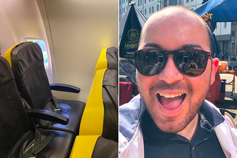 Dice que él mismo reservó el asiento. (INTERNET)