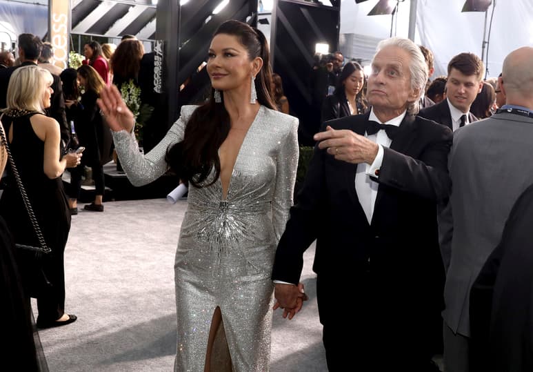 Evento. Michael Douglas y Catherine Zeta-Jones volverán a Israel para fungir como anfitriones del Premio Génesis. (AP)