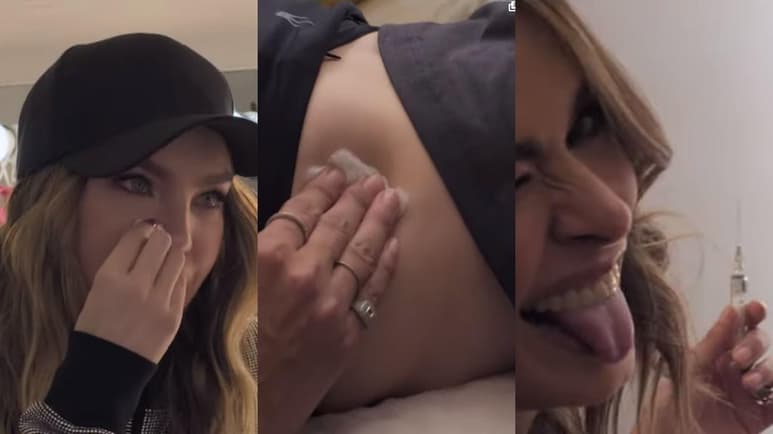Galilea Montijo demostró sus habilidades que es una persona que sabe inyectar. (ESPECIAL)