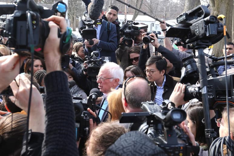 El senador izquierdista Bernie Sanders. (EFE)
